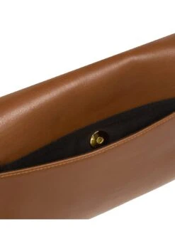 Pure Luxuries London Ella Nappa Leather Cross Body Bag - Chestnut  -RIVE IS Clothing Shop VNHS4 SQ5 0000000143 BROWN SLi