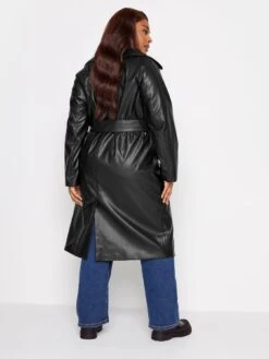 Yours Pu Trench Black 8 Yours Pu Trench Black -RIVE IS Clothing Shop VNKRL SQ2 0000000004 BLACK MDb