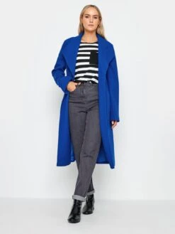 Long Tall Sally Cobalt Formal Wrap Coat -RIVE IS Clothing Shop VNKRN SQ3 0000000020 BLUE MDo