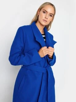 Long Tall Sally Cobalt Formal Wrap Coat -RIVE IS Clothing Shop VNKRN SQ4 0000000020 BLUE MDd