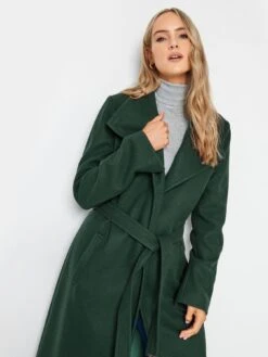Long Tall Sally Green Formal Wrap Coat -RIVE IS Clothing Shop VNKRO SQ4 0000000047 GREEN MDd