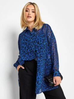 Yours Animal Boyfriend Shirt -RIVE IS Clothing Shop VNKSC SQ4 0000000020 BLUE MDd