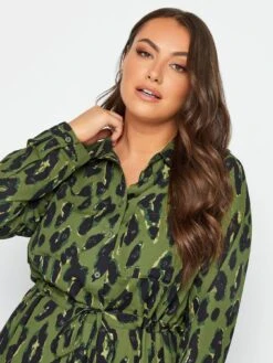 Yours Utility Tunic Khaki Animal -RIVE IS Clothing Shop VNKSG SQ4 0000000047 GREEN MDd