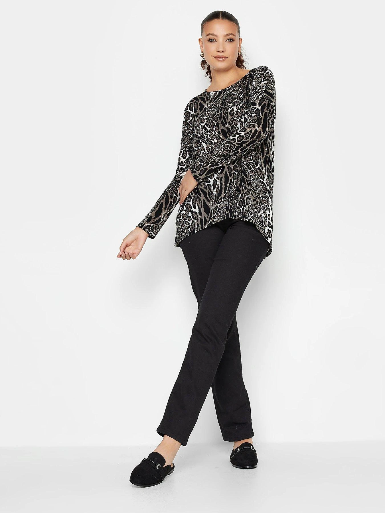 Long Tall Sally Animal Print Long Sleeve Top 5 Long Tall Sally Animal Print Long Sleeve Top - Image 3