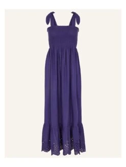 Accessorize Tie Shoulder Broderie Hem Dress - Navy -RIVE IS Clothing Shop VNQ1W SQ3 0000000048 NAVY MDo