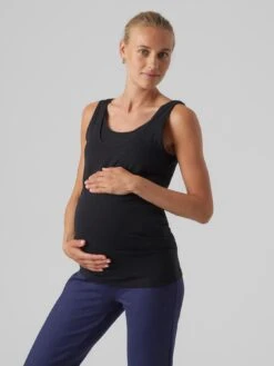 Mamalicious Ilaja Vest Top - Black -RIVE IS Clothing Shop VNQVY SQ5 0000000004 BLACK MDd1