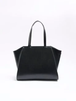 River Island Wing Charm Tote -RIVE IS Clothing Shop VNRG4 SQ4 0000000004 BLACK SLd