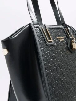 River Island Wing Charm Tote -RIVE IS Clothing Shop VNRG4 SQ5 0000000004 BLACK SLi