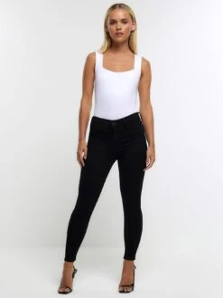 RI Petite Petite Molly Mid Rise Sculpt Jeans - Black -RIVE IS Clothing Shop VNRIQ SQ3 0000000004 BLACK MDo