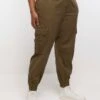 RI Plus Plus Cuffed Cargo Trouser - Khaki
