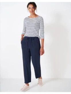 Crew Clothing Hoxton Tapered Trouser - Blue -RIVE IS Clothing Shop VNT7G SQ4 0000000020 BLUE MDd