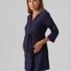 Mamalicious Maternity Mercy Lia Woven Tunic - Navy