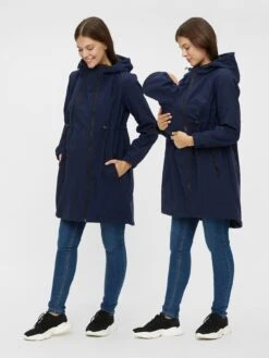 Mamalicious Maternity Shella 3-in-1 Softshell Jacket - Navy