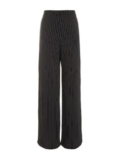 Quiz Black Pinstripe Palazzo Trousers 13 Quiz Black Pinstripe Palazzo Trousers -RIVE IS Clothing Shop VNVGV SQ6 0000000004 BLACK MDd2