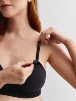 New Look Maternity 2 Pack Black And Tan Seamless Nursing Bras -RIVE IS Clothing Shop VNWVU SQ4 0000000270 PRINT MDd