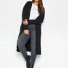 Yours Maxi Longline Cardigan -RIVE IS Clothing Shop VO4RS SQ1 0000000004 BLACK MDf