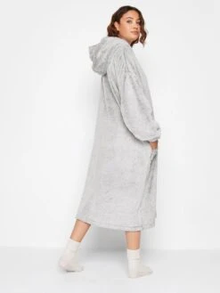 Long Tall Sally Wellsoft Snuggle Hoodie - Grey -RIVE IS Clothing Shop VO4VV SQ2 0000000005 GREY MDb