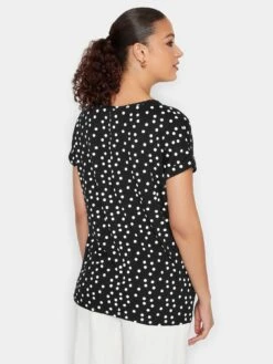 Long Tall Sally Black White Turn Back Spot Tee -RIVE IS Clothing Shop VO55N SQ4 0000000004 BLACK MDd