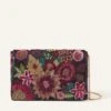 Accessorize Floral Embellished Flap Clutch