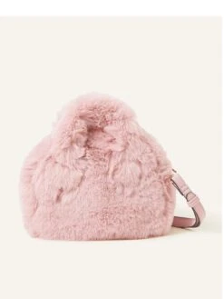 Accessorize Faux Fur Handheld Crossbody