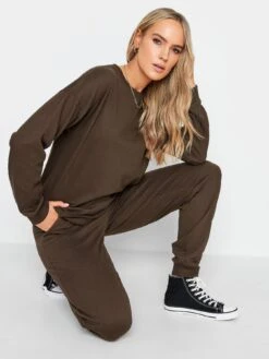 Long Tall Sally Chocolate Sweatshirt -RIVE IS Clothing Shop VO5A8 SQ4 0000000143 BROWN MDd