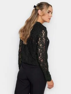 Long Tall Sally Black Lace Shirt -RIVE IS Clothing Shop VO5AA SQ2 0000000004 BLACK MDb