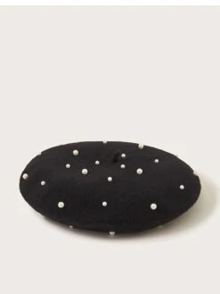 Monsoon Beret With Pearls