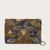 Monsoon Bronze And Gold Envelope Clutch