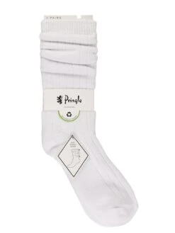 Pringle Classic Slouch Socks -RIVE IS Clothing Shop VO5YF SQ4 0000000013 WHITE MDd