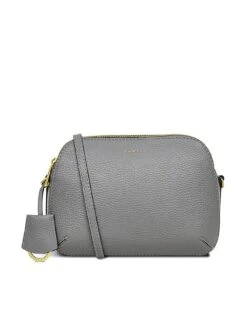 Radley Dukes Place Medium Ziptop Crossbody(grey)