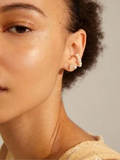 Pilgrim BEAT Earrings And Cuff Gold-Plated 3-in-1 Set -RIVE IS Clothing Shop VO81B SQ3 0000000036 GOLD SLd