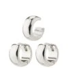 Pilgrim PACE Recycled Hoop And Cuff Earrings Silver-plated -RIVE IS Clothing Shop VO81Q SQ1 0000000035 SILVER SLf