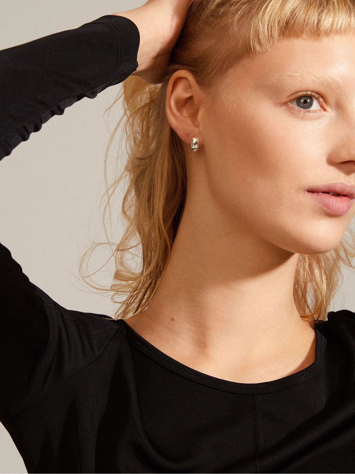 Pilgrim PACE Recycled Hoop And Cuff Earrings Silver-plated 4 Pilgrim PACE Recycled Hoop And Cuff Earrings Silver-plated - Image 2