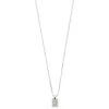 Pilgrim JEMMA Square Pendant Necklace Silver-plated