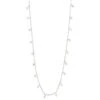 Pilgrim MAJA Crystal Multi Drops Necklace Silver-plated