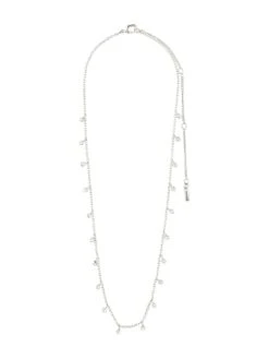 Pilgrim MAJA Crystal Multi Drops Necklace Silver-plated -RIVE IS Clothing Shop VO83Y SQ4 0000000035 SILVER SLd1
