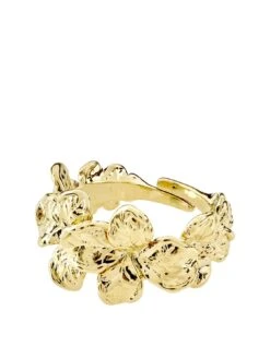 Pilgrim ECHO Recycled Ring Gold-plated - Adjustable Sizing
