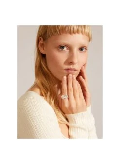 Pilgrim ECHO Recycled Ring Silver-plated - Adjustable Sizing -RIVE IS Clothing Shop VO86X SQ3 0000000035 SILVER SLs
