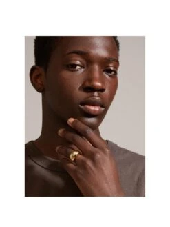 Pilgrim PACE   Statement Ring Gold-plated -RIVE IS Clothing Shop VO87A SQ3 0000000036 GOLD SLs