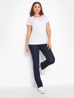 Long Tall Sally Indigo Straight Leg Jean 36" -RIVE IS Clothing Shop VOCI4 SQ3 0000000020 BLUE MDo