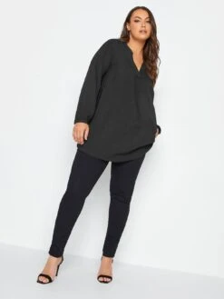 Yours Textured Tunic Black -RIVE IS Clothing Shop VOGRK SQ3 0000000004 BLACK MDo