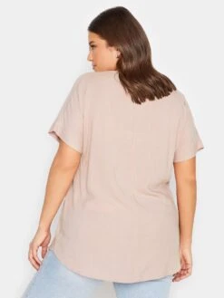 Yours Half Placket Blouse - Pink 7 Yours Half Placket Blouse - Pink -RIVE IS Clothing Shop VOGVB SQ2 0000000063 PINK MDb