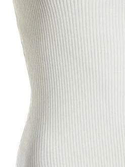 Quiz White Knitted Bodycon Midi Dress -RIVE IS Clothing Shop VOOLQ SQ6 0000000013 WHITE MDd2