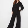 Joe Browns Petite Charming Zipped Jumpsuit - Black -RIVE IS Clothing Shop VORKC SQ1 0000000004 BLACK MDf