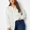 Yours Oversized Boyfriend Shirt White -RIVE IS Clothing Shop VOX7F SQ1 0000000013 WHITE MDf