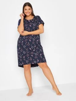 Yours Candy Canes Nightdress -RIVE IS Clothing Shop VP0EM SQ3 0000000020 BLUE MDo