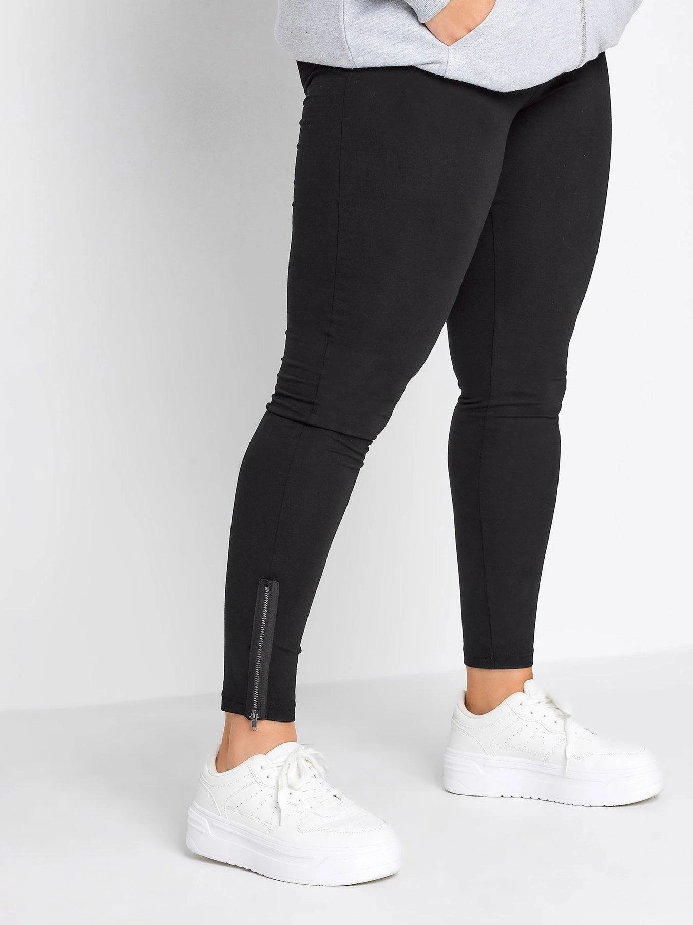 Yours Zip Hem Legging - Black 3 Yours Zip Hem Legging - Black