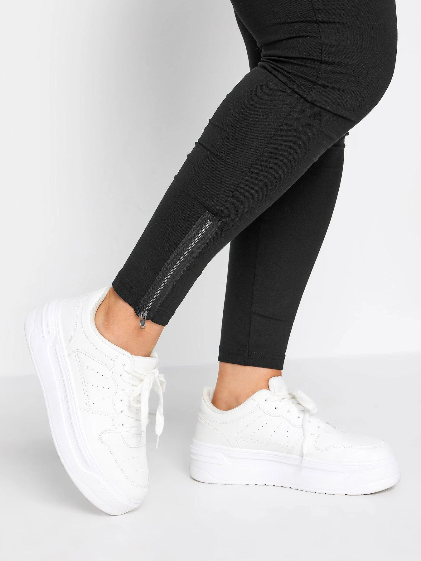 Yours Zip Hem Legging - Black 5 Yours Zip Hem Legging - Black - Image 3