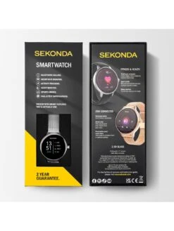 Sekonda Womens Connect Silver Stainless Steel Mesh Bracelet Smartwatch -RIVE IS Clothing Shop VP6WA SQ7 0000000035 SILVER SLd3