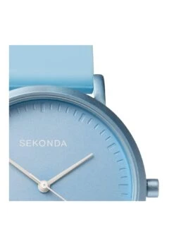 Sekonda Womens Palette Light Blue Silicone Strap With Light Blue Dial Analogue Watch With Matching Blue Apatite Stone Beaded Bracelet Gift Set -RIVE IS Clothing Shop VP6WE SQ2 0000000150 LIGHT BLUE SLa